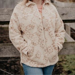 Women’s Ariat Aztec Plush Sherpa Shacket
